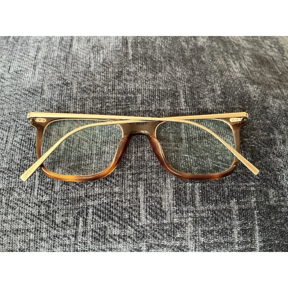 Warby Parker CALEB M 2123 Woodgrain Tortoise/Polished Gold 50-18-142 Frames Only